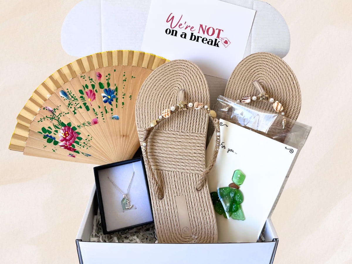 "Encanto Andaluz" - Paquete de caja de regalo artesanal para ella - 16º aniversario