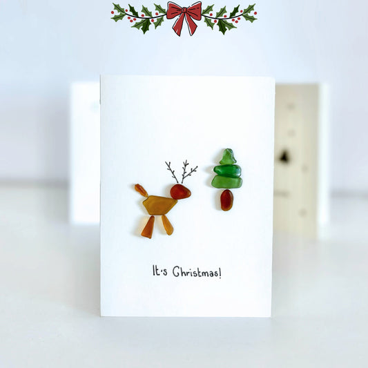Tarjetas de Navidad Artesanales (Paquete de 4) - Set 1