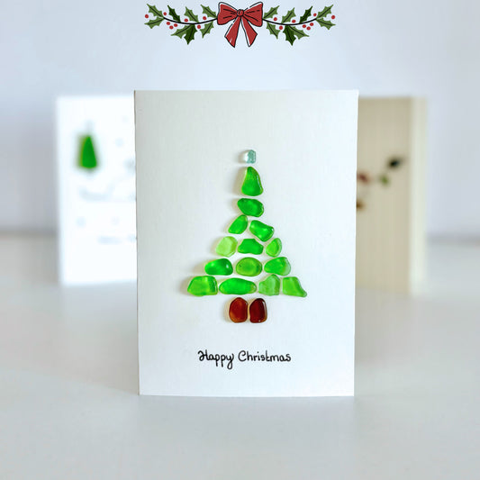 Tarjetas de Navidad hechas a mano (Paquete de 4) - Set 3